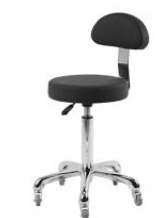 Mocho Para Estética Podologia Maquiador Estek Preto