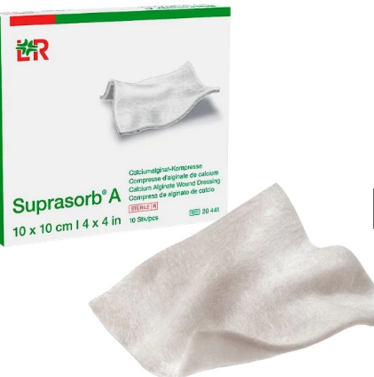 Curativo Absorvente Para Feridas De Alginato De Cálcio Suprasorb